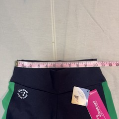 Bia Brazil Black and Green Design Yoga Pants NWT Women’s Medium Y2K Aesthetic