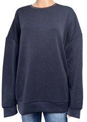 Lazypants Womens X-Large Sweatshirt Charcoal Gray Pull Over Crewneck XL New