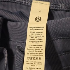 Lululemon Dance Studio Mid Rise Pant Blue Straight Leg Size 4 x 26″ W5GIDS