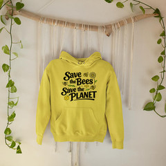 Save Bee Save World Bee Day Hoodie Cute Cartoon Bumble Bee Honey Funny Gift