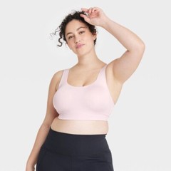 All in Motion Women’s High Support Convertible Strap Sports Bra Size 44DD Pink