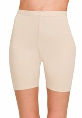 Zenana Premium Cotton Leggings Biker Shorts🍯Womens High Waisted Gym Yoga Pants