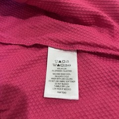 Tommy Bahama Golf Pink Honeycomb Womens S Quarter Zip Pullover UPF 50 Fun Preppy