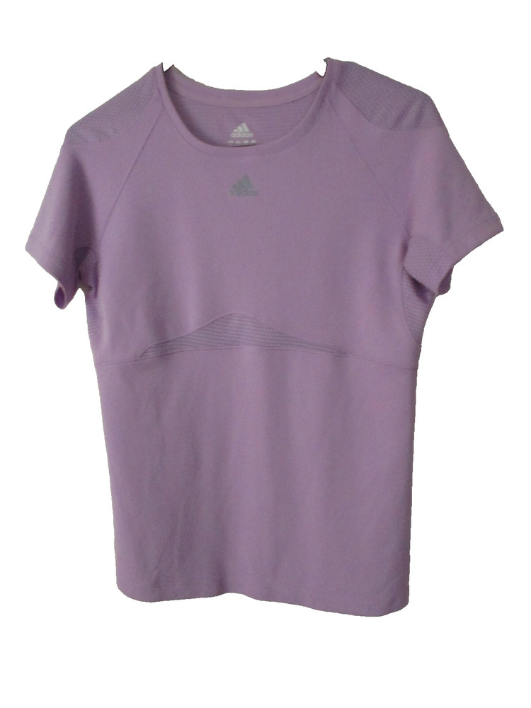 Women’s Adidas S shirt purple cross training athletic light weight running gym