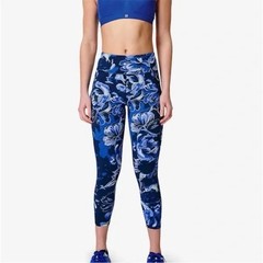 Sweaty Betty Zero Gravity Running Leggings 7/8 Size XS Blue Floral bnwt