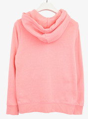 Superdry Sport Sweatshirt Womens EU 38 Pink Hooded Full Zip Pocket Drawstring Logo