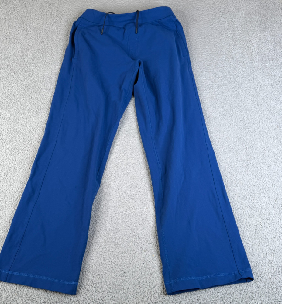 Lululemon Pant Women Large Tall Blue Drawstring RN 106259 CA 35801 P3 Training