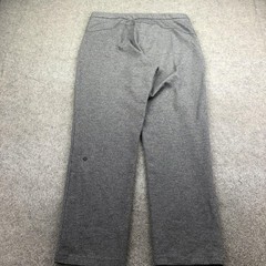 Lululemon Sweatpants Womens 10 Gray Knit Straight Leg Elastic Waist Pockets