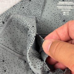 Athleta Leggings Womens M Tall Gray Transcend Tight Ankle Stars Yoga Gym Pants