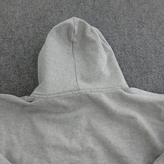 Brandy Melville Hoodie Womens One Size Gray Full Zip Fleece Sweatshirt Pockets