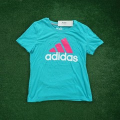 Adidas Women’s (Teal) Badge of Sport Logo Performance T-Shirt