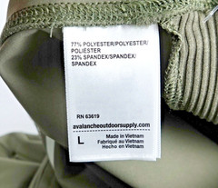 Avalanche Compression Legging Womens Size L Stretch High Waist Zip Pockets Green