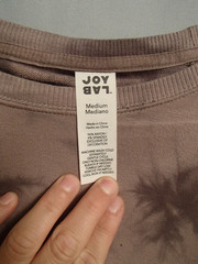 Joy Lab Women’s Burgundy Tie Dye Knit Top LS w/Thumb Holes Pull Over MEDIUM