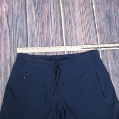 Athleta Pants Womens 6 Blue Tapered Track Pull On Elastic Waist Pockets Stretch