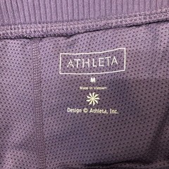 Athleta Skort Medium Adult Purple Any Sport Pleated Skirt Pull On Pocket Womens
