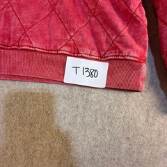 Gameday Couture Nebraska Huskers Red Quilted Quarter Zip Pullover Womens Medium