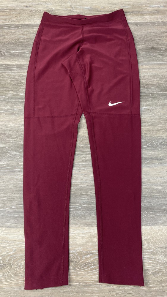 Nike Dri-FIT One Women’s Mid-Rise Size Small Burgandy 519985-610 NWOT