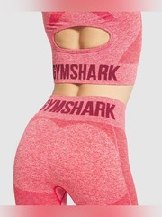 Gymshark matching Seamless workout Set Crop Top Biker Shorts S activewear