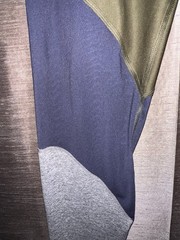 Nike Dri-FIT Women’s Colorblock Pull-On Leggings XL Green Blue Gray