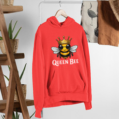 Queen Bee Hoodie World Bee Day Cute Cartoon Bumble Bee Honey Novelty Gift