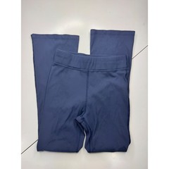 Outdoor Voices Ribbed Flare Leggings Navy Blue High Rise Yoga Pants Womens XS/S