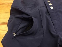 4 All By Jofit Women’s Navy Blue Capri Pants All Sport Activewear Snap Zip EUC 6
