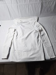 Lululemon Athletica Women’s Jacket Size 6 White with Gray Stripes 15 0000