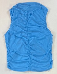 Women’s Calia Ruched Mock Tank Tranquil Blue Lightweight