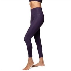 AR-33 Womens Purple High Waist Leggings sz M