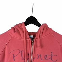 Vintage Y2K Planet Hollywood Streetwear Cute Tourist Pink Hoodie Size L