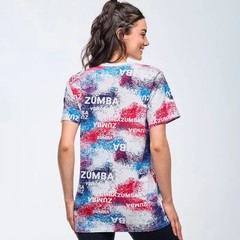 Apres Zumba Unisex Crew Neck Tee ~ Blue/White ~ XS/S M/L XL/XXL ~ New!
