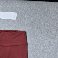 Alphalete Women Activewear Pants S Red Elastane Nylon Yoga Legging Logo