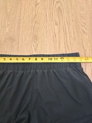 Varley High Waist Elastic Waistband Running Shorts Dark Green Small