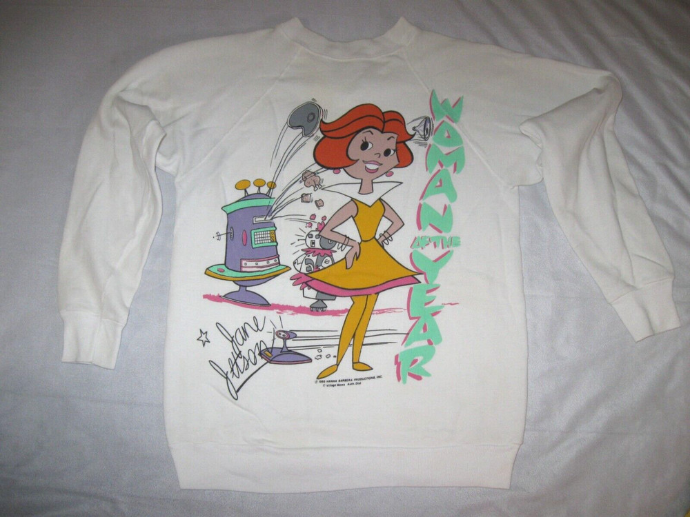 THE JETSONS Jane 1985 Women of The Year Sweatshirt Women’s Med HANNAH BARBERA