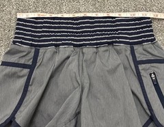 Lululemon Tracker Short II 4 Way Stretch Heathers Slate Grey Inkwell Stripe 4