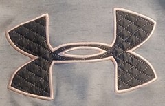 Under Armour Cold Gear Loose Hoodie Adult Womens Large Quilted Logo Sweatshirt
