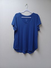 Tangerine Athletic Cap Sleeve Shirt Size XXL