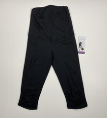 NWT Ingrid & Isabel Knee Length Active Maternity Pants w/Crossover Panel Size XS