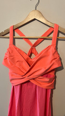 Lululemon Wrap it up Tank Top size 2 XS Pink grapefruit Crossback Yoga Workout