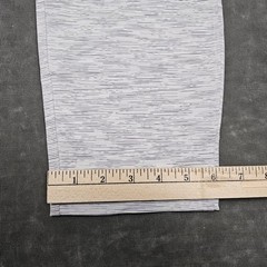 Lululemon Jogger Pants Womens 8 Gray Striped Tapered Elastic Waist Pockets Yoga