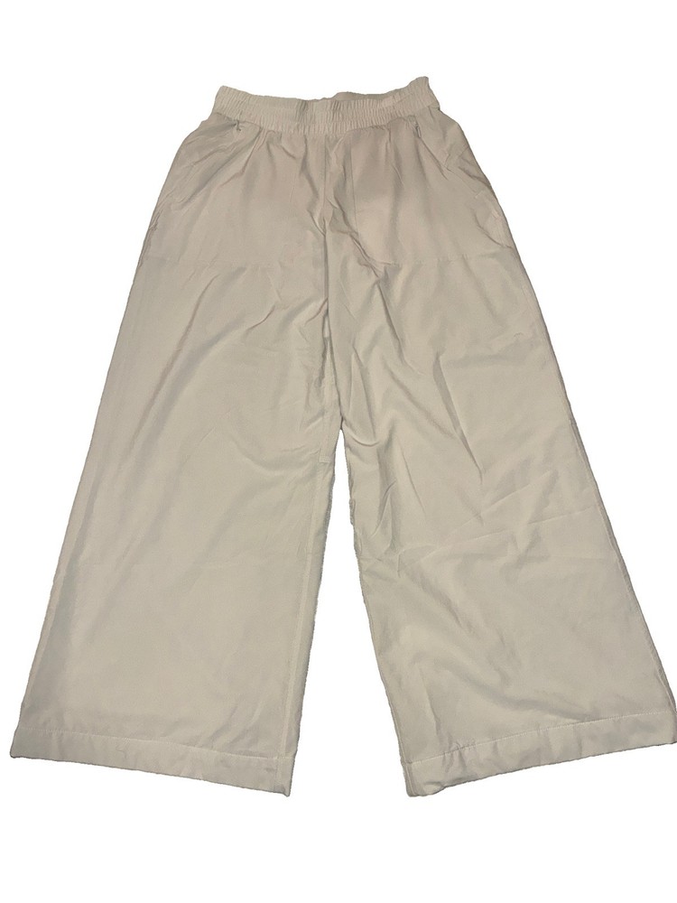 Lululemon Pant Womens 6 Off White Bone LW5FU4S Swift Wide Leg Mid Rise Pant