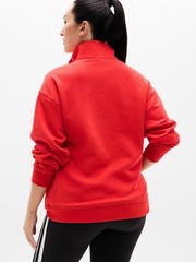 ATHLETA Forever Fleece 1/4 Zip Sweatshirt NWT – SMALL Cardinal #891664