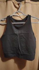 Gap GapFit Women’s Black Racerback Pullover Sports Bra L Medium Support