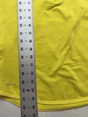 Nike Pro Dri-FIT Half Zip Pullover Hoodie Neon Yellow Women’s Large Running