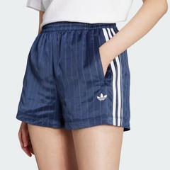 AUTHENTIC XS Adidas Originals Women’s Pinstripe Shorts Navy Blue KD2285