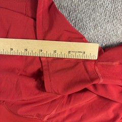 Lululemon Shorts Womens 6 Red High Rise Running Lined 3.5 In Inseam Gym Yoga