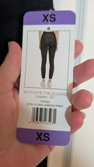 Danskin Women’s Size XS Leggings Black with Stars