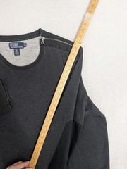 Polo Ralph Lauren Men’s 2XL Gray Sweater Shoulder Zip Acrylic Blend