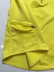 Nike Pro Dri-FIT Half Zip Pullover Hoodie Neon Yellow Women’s Large Running