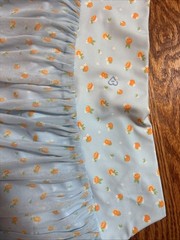 New Blogilates Women’s Ballerina Skort Skirt Blue Orange Citrus Large